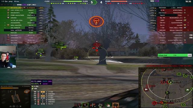 WOT - Super Conqueror live gameplay on Studzianki. смотреть онлайн