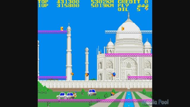 City Connection (Arcade) Playthrough longplay video game смотреть онлайн