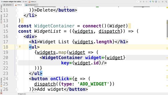 M3L3 2 review widget list react redux client смотреть онлайн
