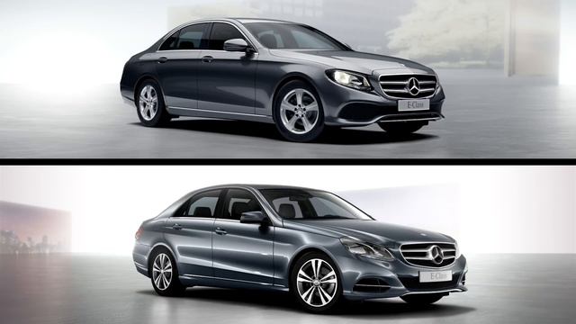 E-class W212 Vs W213. Comparison Design Mercedes E 200 Two Generations.