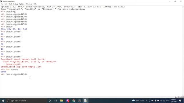Queue using Python Programming ...SNZ смотреть онлайн