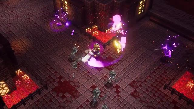 Minecraft Dungeons/Flames of the Nether DLC/Nintendo Switch смотреть онлайн