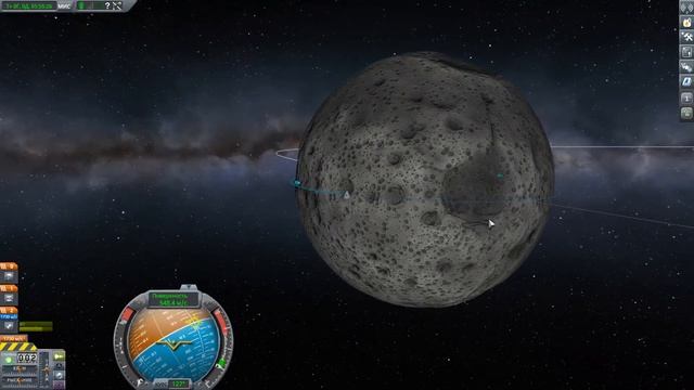 Kerbal Space Program - привезти камень с Муны смотреть онлайн