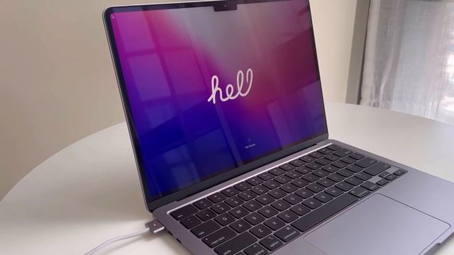 Macbook Air M2 aesthetic unboxing (space gray) ? + setup, impressions ☁️ смотреть онлайн