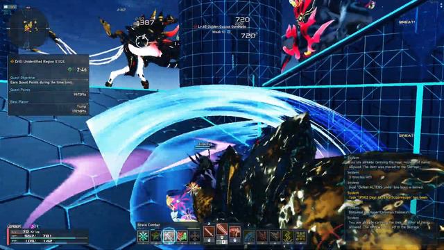 PSO2 NGS - Drill: Unidentified Region x1024 8/8 Pug (BrHu Katana, first try) смотреть онлайн