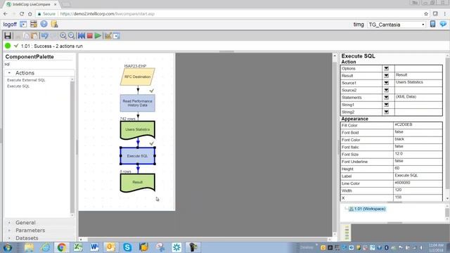 LiveCompare - Editor 1.01 "My First Workflow & App" смотреть онлайн