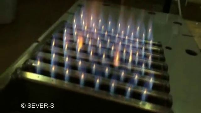 Горение гремучего газа, с добавлением пропана смотреть онлайн