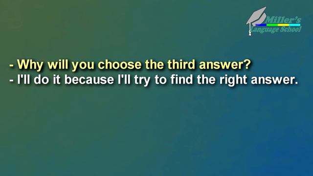 Learn English in 30 days. Future simple. Dialogue. Verbs Ask, Find, Choose. Miller's Language Schoo смотреть онлайн