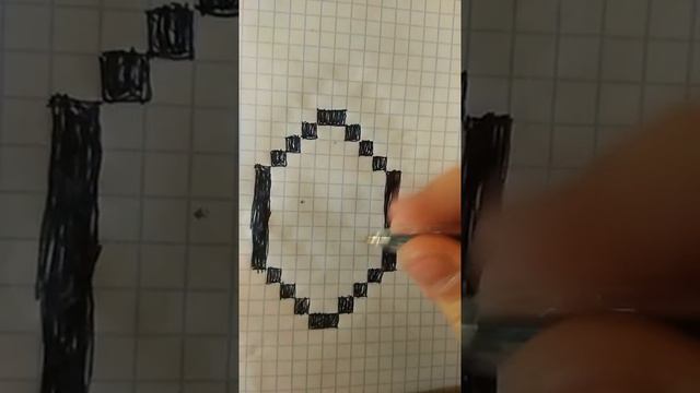 Как нарисовать изумруд из Майнкрафта по клеточкам смотреть онлайн