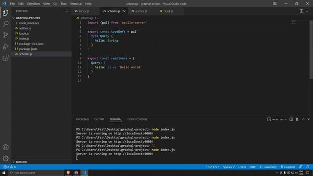 GraphQL Modularizado en multiples archivos (usando Apollo) смотреть онлайн