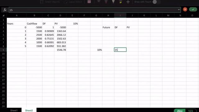 NPV, IRR Payback and Disc Payback in Excel смотреть онлайн