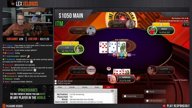 INCREDIBLE RUN! ?? ♣ Day 3 $1k Main Event ♣ SCOOP 2021 смотреть онлайн