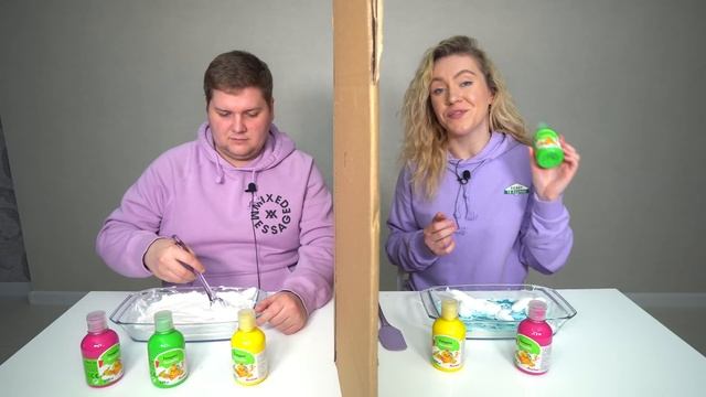 ТЕЛЕПАТИЯ СЛАЙМ ЧЕЛЛЕНДЖ ?? ЛизуН из СлуЧайныХ ингредиентов TWIN TELEPATHY SLIME CHALLENGE смотреть онлайн