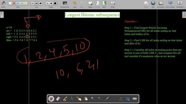 Longest Bitonic subsequence || LIS || GFG POTD || JAVA Code || C++ Code || O(n.log(n)) || Hindi || смотреть онлайн