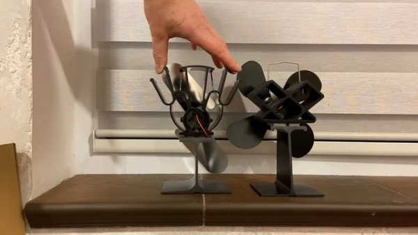 Каминный печной вентилятор. Распаковка. Тест. Сравнение.