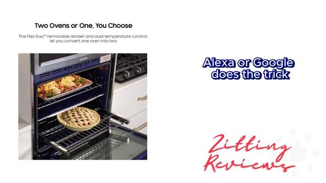 My Honest Review of Samsung 30" Smart Double Wall Oven | Zitting Reviews смотреть онлайн