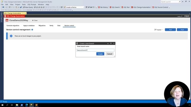 Git Branch Switching in SSMS with SQL Change Automation смотреть онлайн
