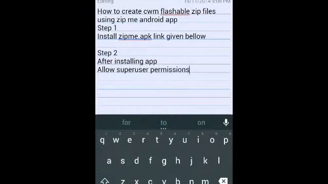 Zipme Android App to create CWM flashable zip file смотреть онлайн