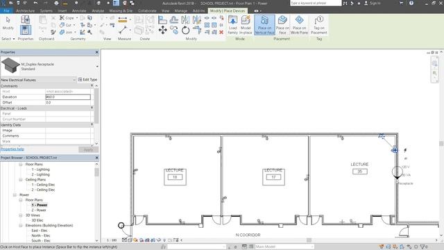 REVIT MEP Beginner tutorial -16 Electrical Part 1 (Receptacle) смотреть онлайн