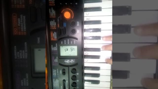 Twinkle twinkle little star on Casio saksham rawat смотреть онлайн