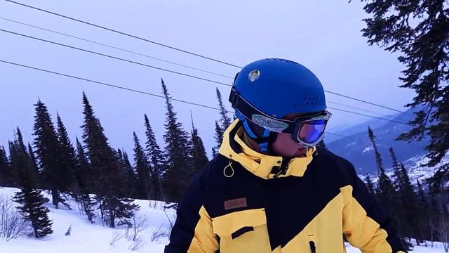 Спуск с Панорамы Шерегеш. смотреть онлайн
