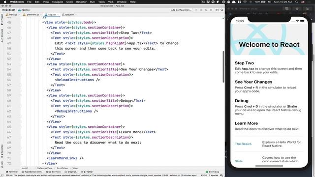 Part 1: Basic setup of React-Navigation 5 смотреть онлайн