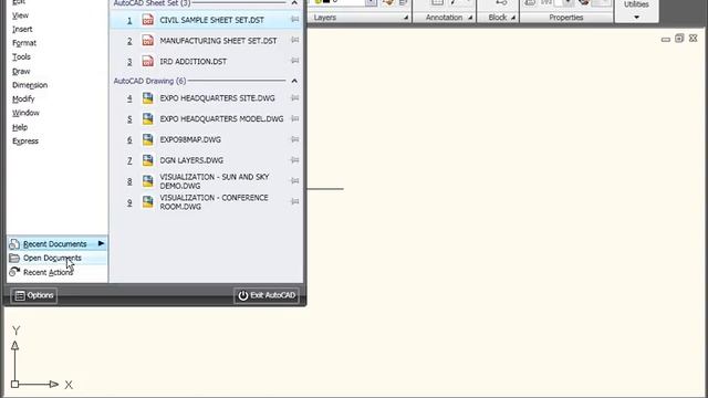 AutoCAD 2009 MenuBrowser смотреть онлайн