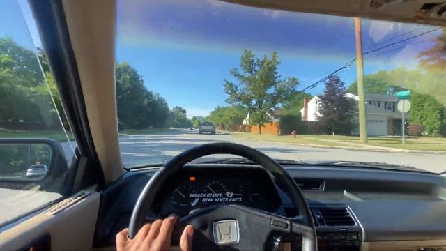 I threw my 1989 accord on washers so you don’t have to!! (BUMPY POV) смотреть онлайн