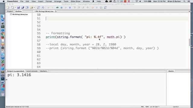 Learning Lua: What is the String Library and why would I use it? смотреть онлайн