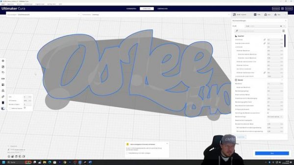 Cura 5 Plugins installiert und ausprobiert: Mesh Tools, Autoorientation, Moonraker, Rename Printj.