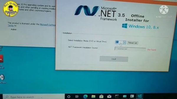 .NET Framework 3.5(includes. NET 2.0 and 3.0) ll dot net framework not installing windows 10