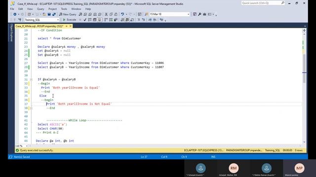 Free SQL and Database Live Training session(Views,Case IF & While loop ) in Hindi and English смотреть онлайн