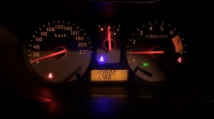 Индикация прогрева ДВС nissan note