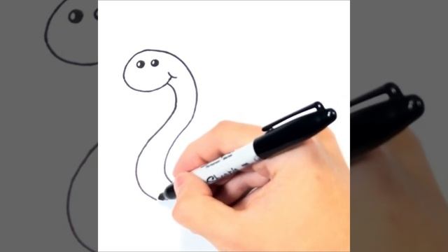 Как нарисовать червяка | How to draw a worm смотреть онлайн