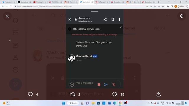 Character.AI 500 Internal Server Error: Here's what you need to know смотреть онлайн