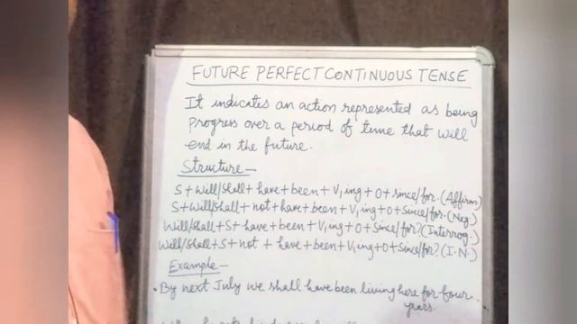 Tense||Future Tense|| Future Perfect Continuous Tense||Structure & Uses #worldaroundus(#Video_21) смотреть онлайн