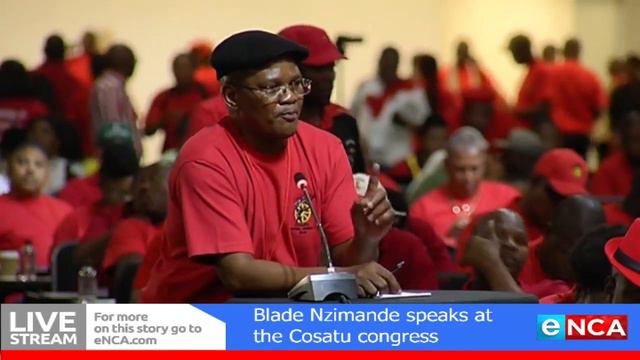 Blade Nzimande speaks at the Cosatu congress смотреть онлайн