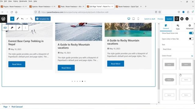 How to create WordPress Post Carousel or Slider using Free Spectra plugin смотреть онлайн