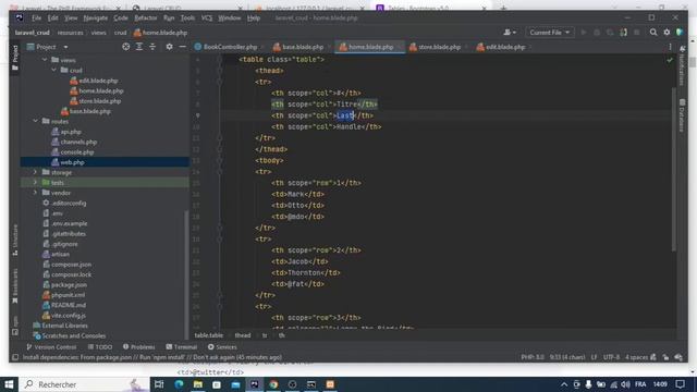 Système de CRUD avec Laravel 9 en utilisant les Controller Resource - 2023 смотреть онлайн
