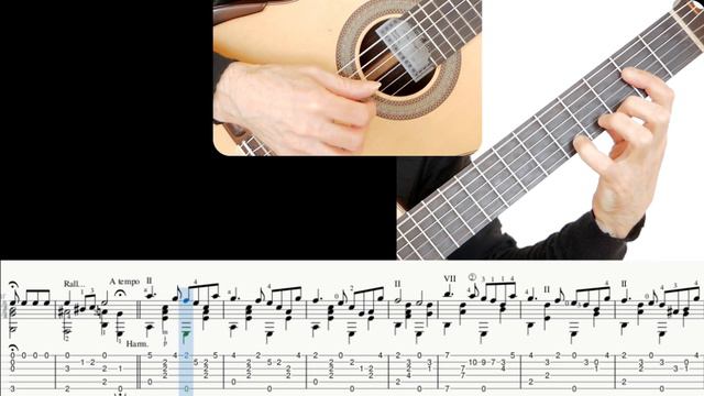 La vie en rose (Edith Piaf), Guitar lesson, sheet and Tab смотреть онлайн