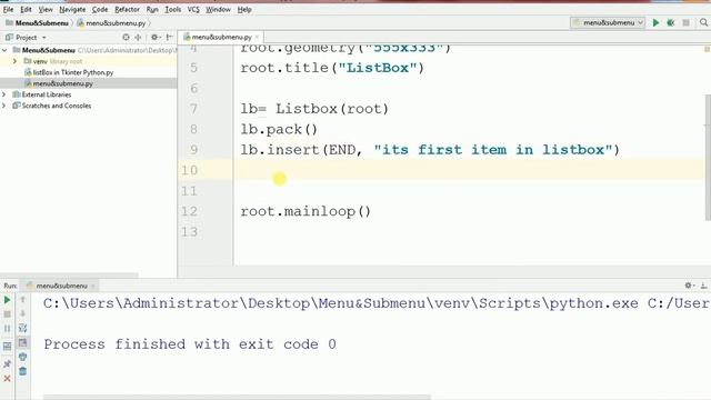 List Box in Tkinter GUI Python смотреть онлайн