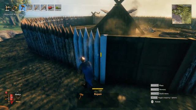 BUILDING A BRIDGE Across the Moat | Valheim Gameplay | 19 смотреть онлайн