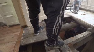 Замена пола в доме. Часть 1