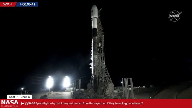 SpaceX Falcon 9 Launches SWOT for NASA смотреть онлайн