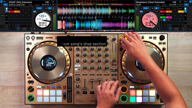 PRO DJ DOES INSANE EDM MIX ON GOLD DDJ-1000 - Creative DJ Mixing Ideas for Beginner DJs смотреть онлайн