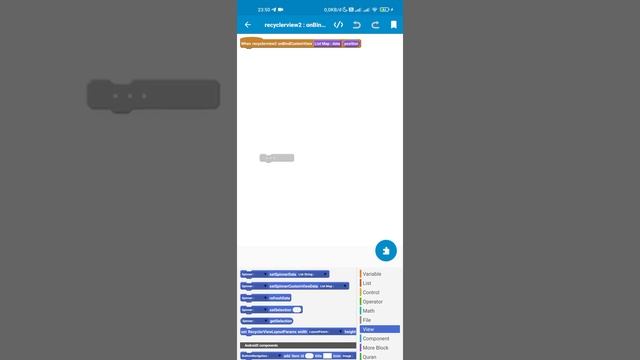 How to make Recyclerview and NestedScrollView in sketchware смотреть онлайн