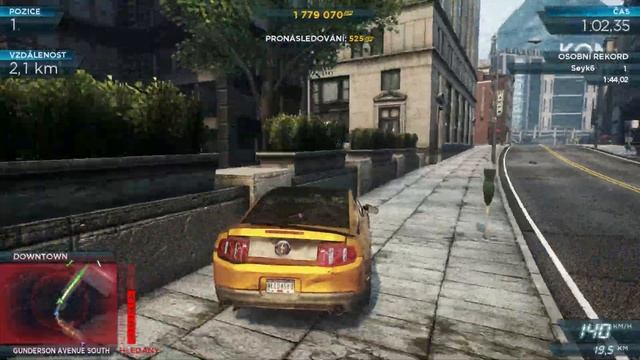 NFS Most Wanted 2012 - Cannon Ball - 2012 Ford Mustang Boss 302 смотреть онлайн