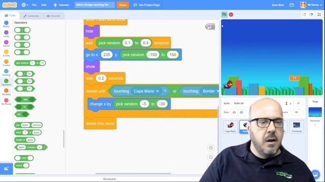 Code Mario in Scratch смотреть онлайн