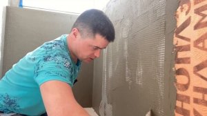 Как оштукатурить стены из пеноплэкса на балконе 100% способ!!!#штукатурка_пеноплэкса #пеноплекс