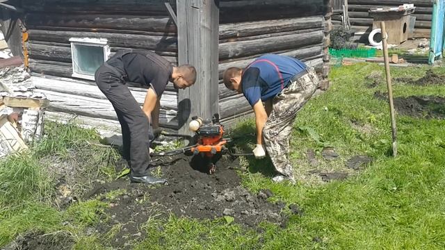 Мотобур Hitachi DA300E смотреть онлайн